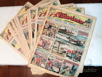 Fumetti il Vittorioso 1940 giornalini 11 pezzi