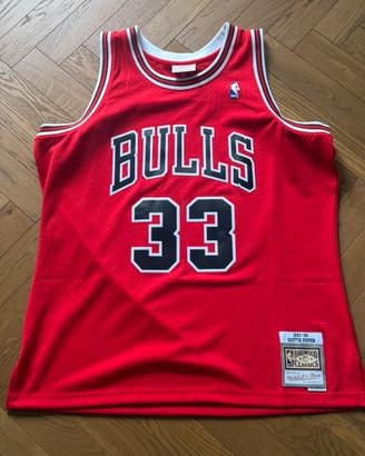 Maglia Pippen 33 bulls harwood classic 88/89