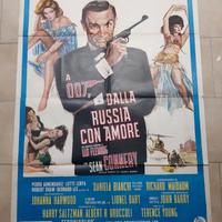 007 dalla russia con amore manifesto Bond Connery