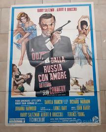 007 dalla russia con amore manifesto Bond Connery