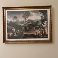 Grazioso quadro di pescatori carracci