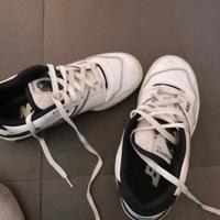 Scarpe new balance 550 bianche e nere