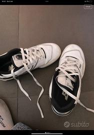 Scarpe new balance 550 bianche e nere