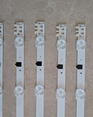 KIT COMPLETO 5BARRE STRIP 9 LED TV SAMSUNG
