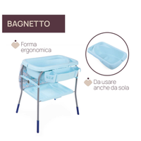 Vaschetta accessoriata Chicco per bagnetto neonato