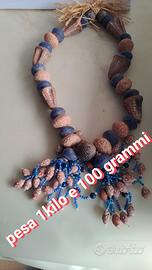 grande e pesante COLLANA TRIBALE AFRICA CERIMONIA 