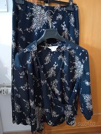 Elegante completo in seta