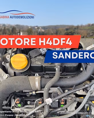 Motore H4DF4 Dacia sandero 1.0 turbo benzina