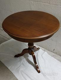 Tavolino tondo in legno