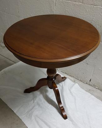 Tavolino tondo in legno