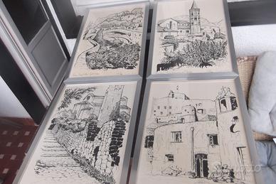 Litografie di Pietro Vado Ponente Ligure