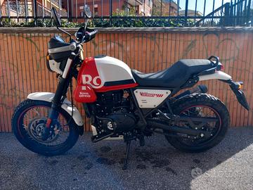 Royal Enfield SCRAM 411 - White Flame 2023