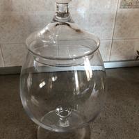 Vaso in vetro portaconfetti