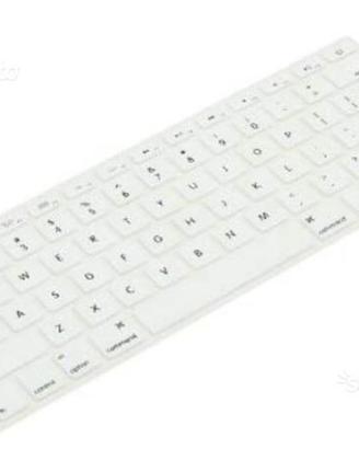 Copri tastiera in silicone tasti bianchi per Mac