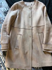 Cappotto rosa cipria scamosciato Zara tg. XS / 160