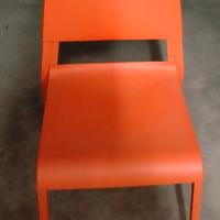 4 sedie Ikea in resina e metallo