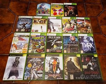 XBOX e XBOX 360 Collezione Videogiochi Retro