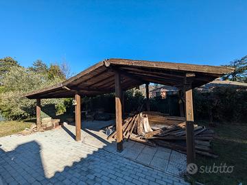 Pergola posto auto 6x 4 circa