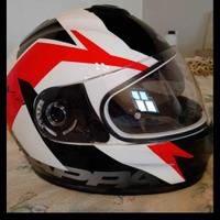 casco integrale doppia visiera M