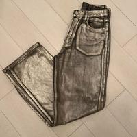Jeans Zara grigio/argento metallizzato