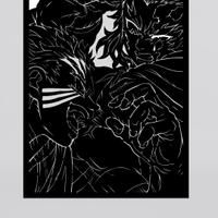 Rengoku vs Akaza quadro in metallo 