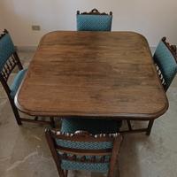 tavolo francese e 4 sedie