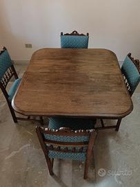 tavolo francese e 4 sedie