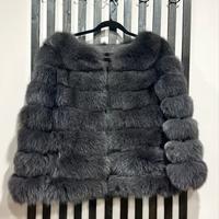 Pelliccia in vera pelliccia di volpe