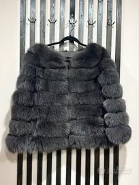 Pelliccia in vera pelliccia di volpe