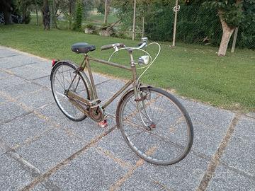 bicicletta uomo vintage bianchi pronta all'uso 