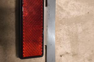 catarifrangente per targa moto