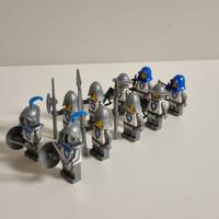 10 Minifigure LEGO castle - castello Horse Knight