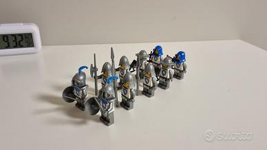 10 Minifigure LEGO castle - castello Horse Knight
