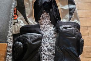 Tuta Moto Pelle 2 Pezzi SPOOL - Taglia XL - Ottim