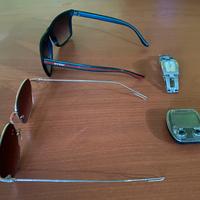2 paia di occhiali 1 orologio 1 contachilometri