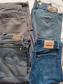 7 Pantaloni uomo Armani, Levis, Timberland, Belfe