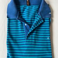 Polo SUN68  azzurro e blu marino - maniche corte