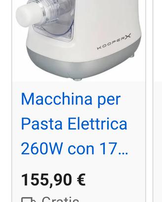 Macchina per la pasta elettrica Antonina Kooper X