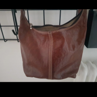 Borsa vero cuoio con tracolla