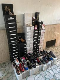 Stock 130 paia scarpe da donna