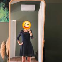 abito blu con pizzo Duck Farm