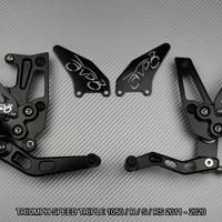 Pedane arretrate SPEED TRIPLE 1050 R S 2011 2020