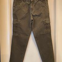 Pantalone TWIN-SET verde militare