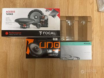 Impianto audio completo per auto