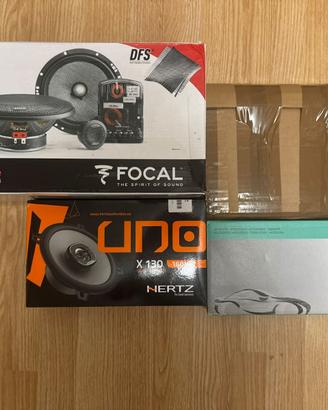 Impianto audio completo per auto