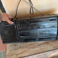 radio e cassette vintage 