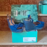 sandali blu 36