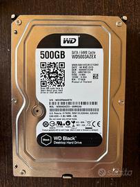 WD Black - HDD 500 GB