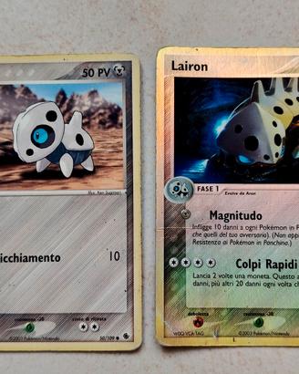 Aron e Lairon Ex Ruby & Sapphire Pokémon 