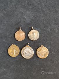 lotto di cinque medaglie 